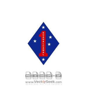 1st Marine Division Logo Vector