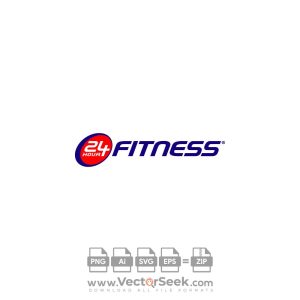 24 Hour Fitness Logo Vector