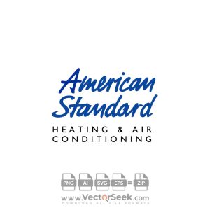 American Standard Heating & Air Conditioning Logo Vector