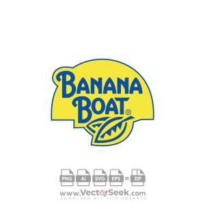 Banana Boat Logo Vector