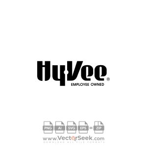 Black Hy Vee Logo Vector