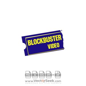 Blockbuster Video Logo Vector