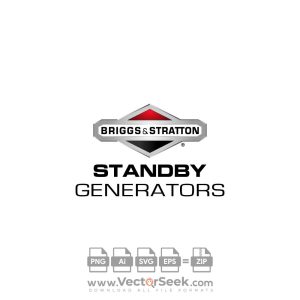 Briggs and Stratton   Standby Generators Logo Vector