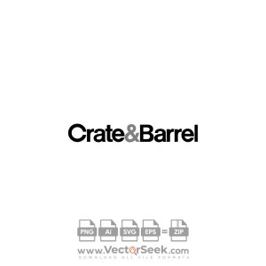 Crate & Barrel Logo Vector