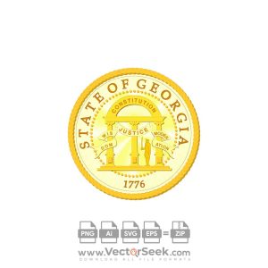 Georgia State Seal Logo Vector