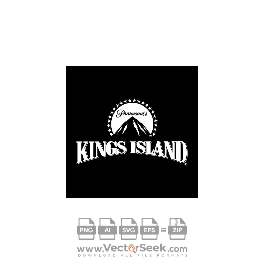 kings island logo illustration free download
