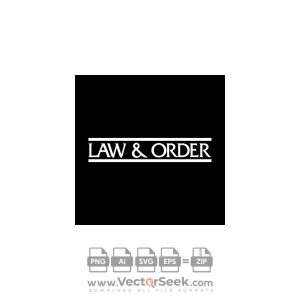 Law & Order Logo Vector