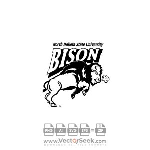 NDSU Bison Logo Vector