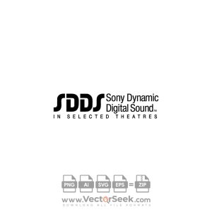SDDS Sony Dynamic Digital Sound Logo Vector