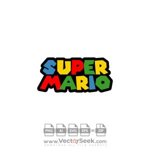 SUPER MARIO Logo Vector