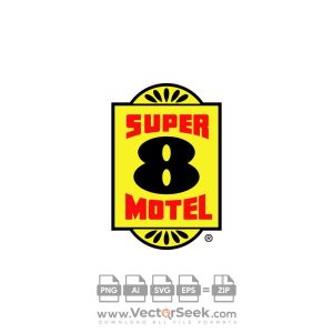 Super 8 Motel Logo Vector