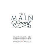 The Main Event Logo Vector