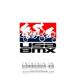 USA BMX Logo Vector
