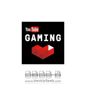 YouTube Gaming Logo Vector