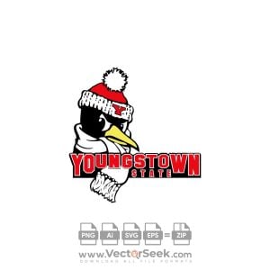 Youngstown State University Penguins Logo Vector