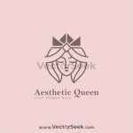 Aesthetic Queen Logo Vector