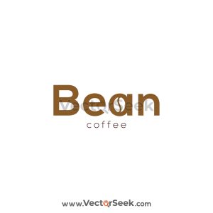 Bean Coffee Logo Vector