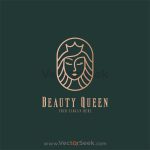 Beauty Queen Logo Vector