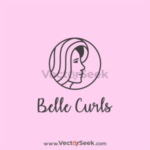 Belle Curls Logo Vector