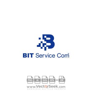 Bit Service Com Logo Vector