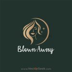 Blown Away Logo Vector