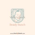 Braidy Bunch Logo Vector