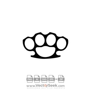 Brass Knuckles Logo Vector