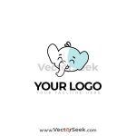 Cute Elephant Logo