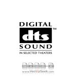 Digital DTS Sound Logo Vector