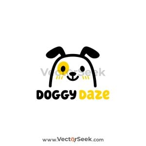 Doggy Daze Logo Vector