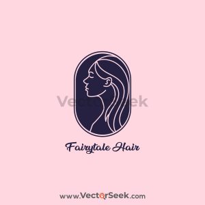 Fairytale Hair Logo Vector