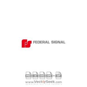 Federal Signal Logo Vector