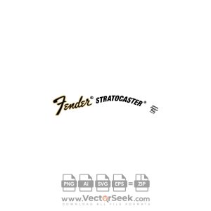 Fender Stratocaster ’70s Headstock Label Logo Vector