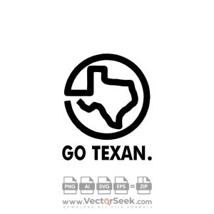 Go Texan Logo Vector