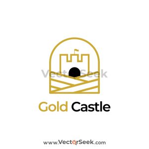 Gold Castle Logo Vector