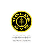 Golds Gym round Logo Vector