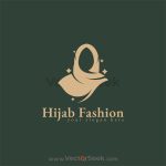 Hijab Fashion Logo Vector