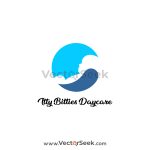 Itty Bitties Daycare Logo Vector