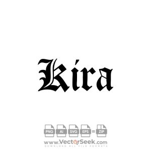 Kira from Death Note Logo Vector