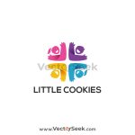 Little Cookies Logo Vector