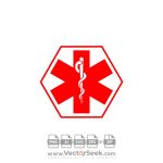 Medical Alert Symbol Logo Vector