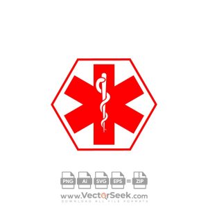 Medical Alert Symbol Logo Vector