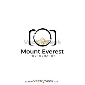 Mount Everest Photography Logo Vector