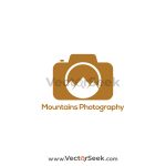 Mountains Photography Logo Vector