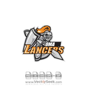 Omaha Lancers Logo Vector