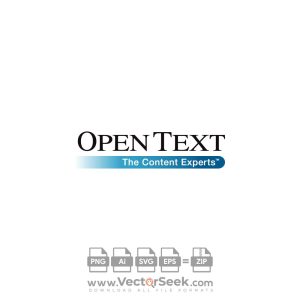 Open Text Logo Vector