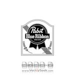 Pabst Blue Ribbon Logo Vector