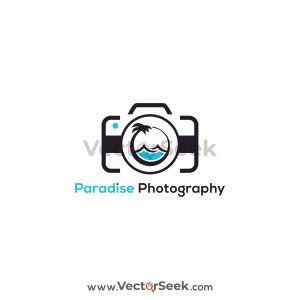 Paradise Photography Logo Vector