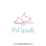 Pet Wants Logo Vector