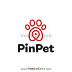 Pin Pet Logo Vector